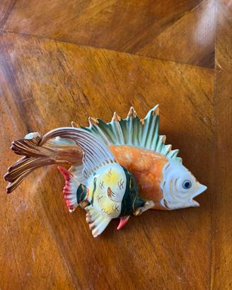 Ceramica da parete G. Girardi 569 pesci vintage