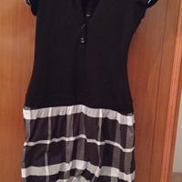 Vestito Favori nero-grigio taglia L