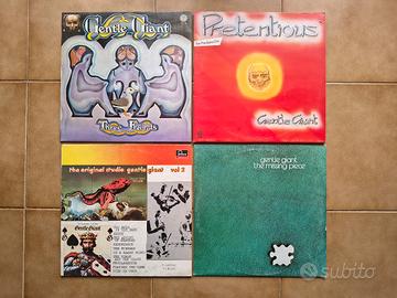 4 Lp GENTLE GIANT dischi vinile progressive rock