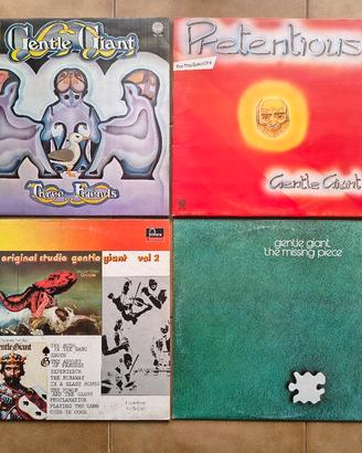 4 Lp GENTLE GIANT dischi vinile progressive rock