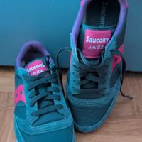 Saucony donna grigio-fucsia 38.5