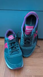 Saucony donna grigio-fucsia 38.5
