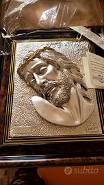 quadro in argento e legno