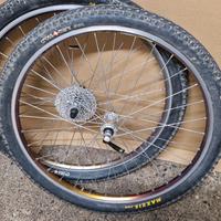 Ruote MTB Strada 26 vintage dura ace xtr shimano