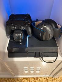 PlayStation 4  + 2 Controlli + PS Headset Gold