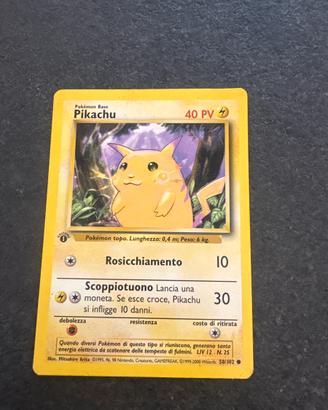 Pikachu 58/102 prima edizione