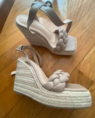 sandali con zeppa