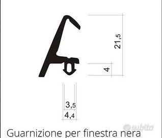 Schuco guarnizione centrale EPDM
Art.  224 068