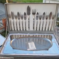 set posate dolce con vassoio acciaio inox MORINOX