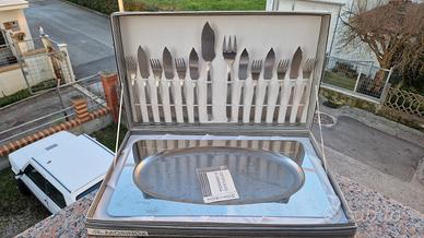 set posate dolce con vassoio acciaio inox MORINOX