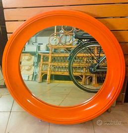 Specchio originale vintage Space Age anni 70