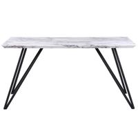 Tavolo MOLDEN top in mdf effetto marmo