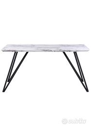 Tavolo MOLDEN top in mdf effetto marmo