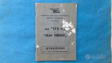Libretto Originale Moto Morini 175 / Gran Turismo