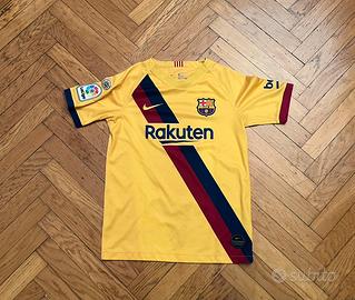 Completo da calcio  Barcellona giallo - bambino