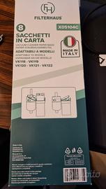 Sacchetti compatibili Folletto modello 120/121/122