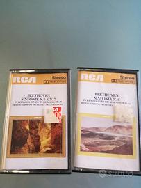 Musicassette Vivaldi e Beethoven (Sinfonie). 