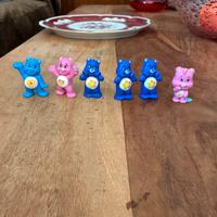 Lotto 6 Orsetti del Cuore (Care Bears) mini figure