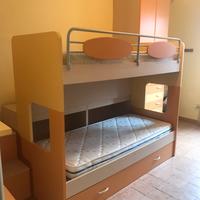 Letto a castello + armadio