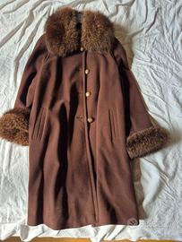 Cappotto lana e marmotta Alba Fornari