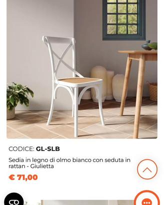 Sedie da soggiorno o cucina