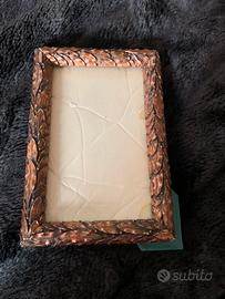 Cornice intagliata foglie alloro 1940/50