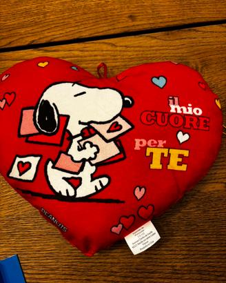 Cuscino cuore lindt - peanuts