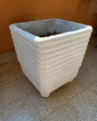 vaso quadrato cemento 