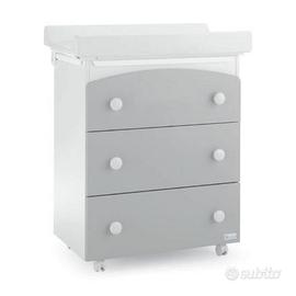 Nuovo! Bagnetto, fasciatoio a 3 cassetti Azzurra.