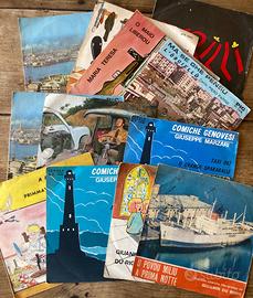 Vinili 45 giri musica popolare genovese