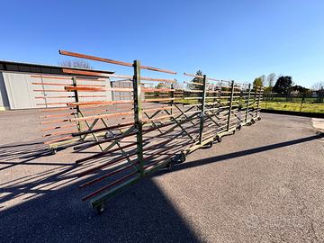 Carrello per essiccatura falegnameria, carrozzeria