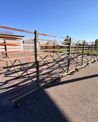 Carrello per essiccatura falegnameria, carrozzeria