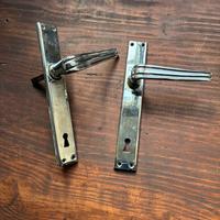 Coppia maniglie cromate