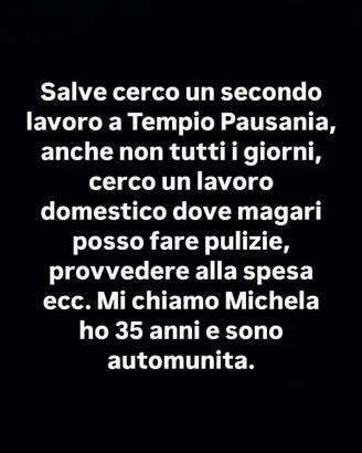 Lavoro a Tempio-Pausania