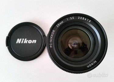 Nikon PC-Nikkor 28mm f/3.5 (decentrabile)