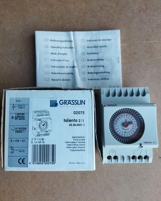 Interruttore Orario GRASSLIN 02075