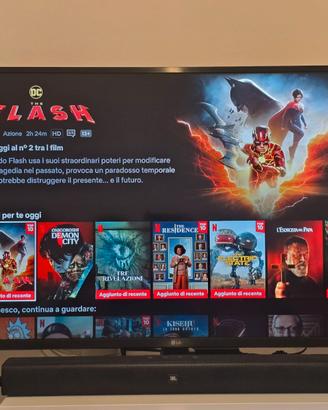 Set Smart TV LG 43" 4K + Soundbar JBL Studio 2.0