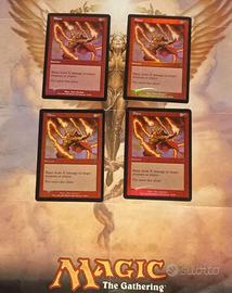 Magic the gathering 'Blaze' Settima ed. Foil X4
