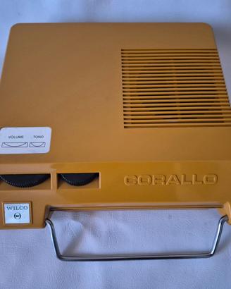 Mangiadischi d'epoca Wilco mod Corallo con cavo