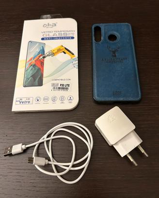 Custodia vetrino caricabatterie  p30 lite
