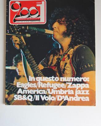 CIAO 2001 rivista musica rock progressive1974