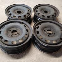 cerchi ferro Ford Fiesta 2009 R14