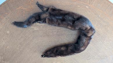 Sciarpa in visone vera pelliccia – accessorio vint
