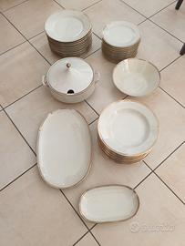 Servizio piatti decorati oro. Schumann Bavaria 58