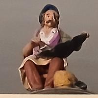 statuetta terracotta