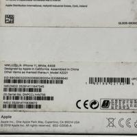 Scatola Originale Apple iPhone 11 - Bianco (White)