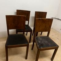 4 sedie in legno per cucina stube