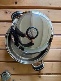 pentola casseruola MC Mondial Casa acciaio 18/10