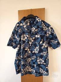camicia hawaiana floreale taglia XL