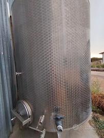 Cisterna serbatoio botte per vino INOX 5000 litri